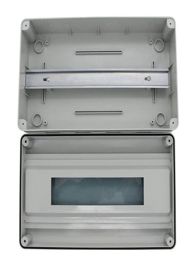 Power Circuit Breaker Box Distribution Protection Box IP65 ABS Transparent Cover Waterproof Power Supply Electronic Junction Box for Indoor Wall Circuit Breaker 18 Way 14.37x7.67x4.33 Inches - Image 3